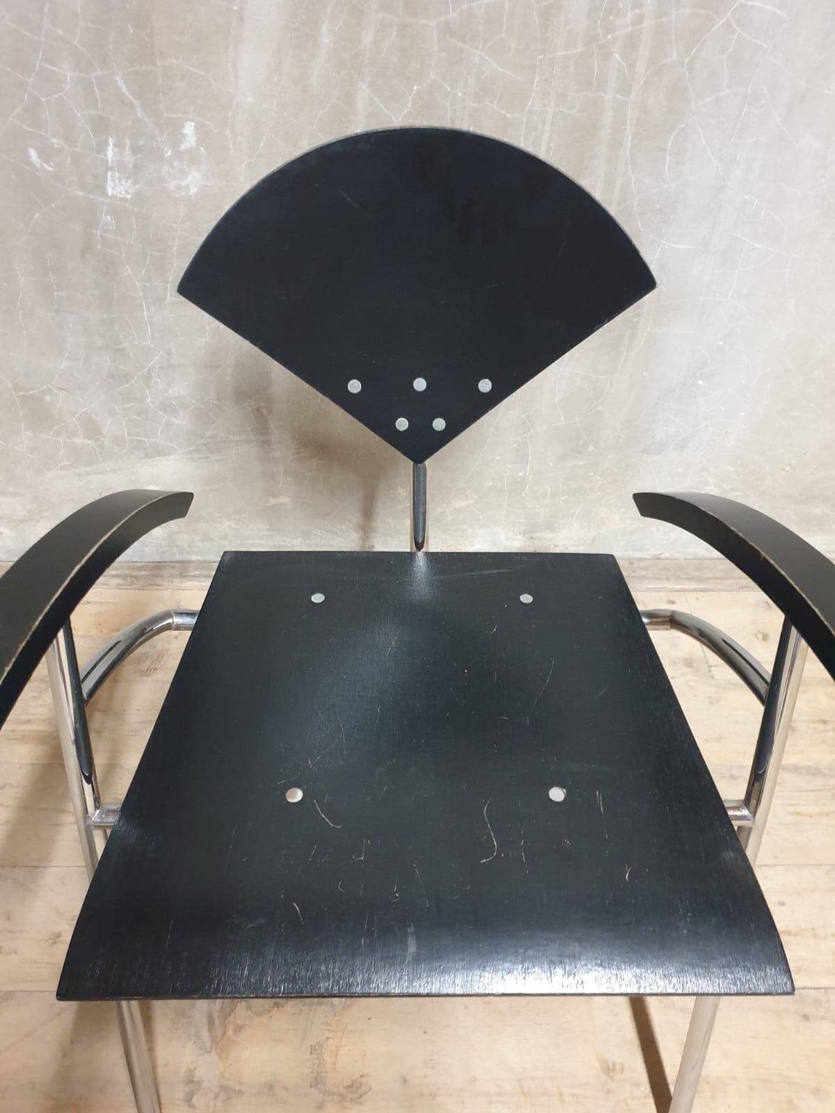 Postmodern Armchair, Stol Kamnik Style, 1990s, Slovenia
