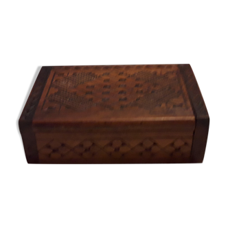 Wooden card box