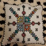 Moroccan embroidered cushion