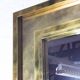 Large brass etched Regency mirror by Belgochrom, 1970s