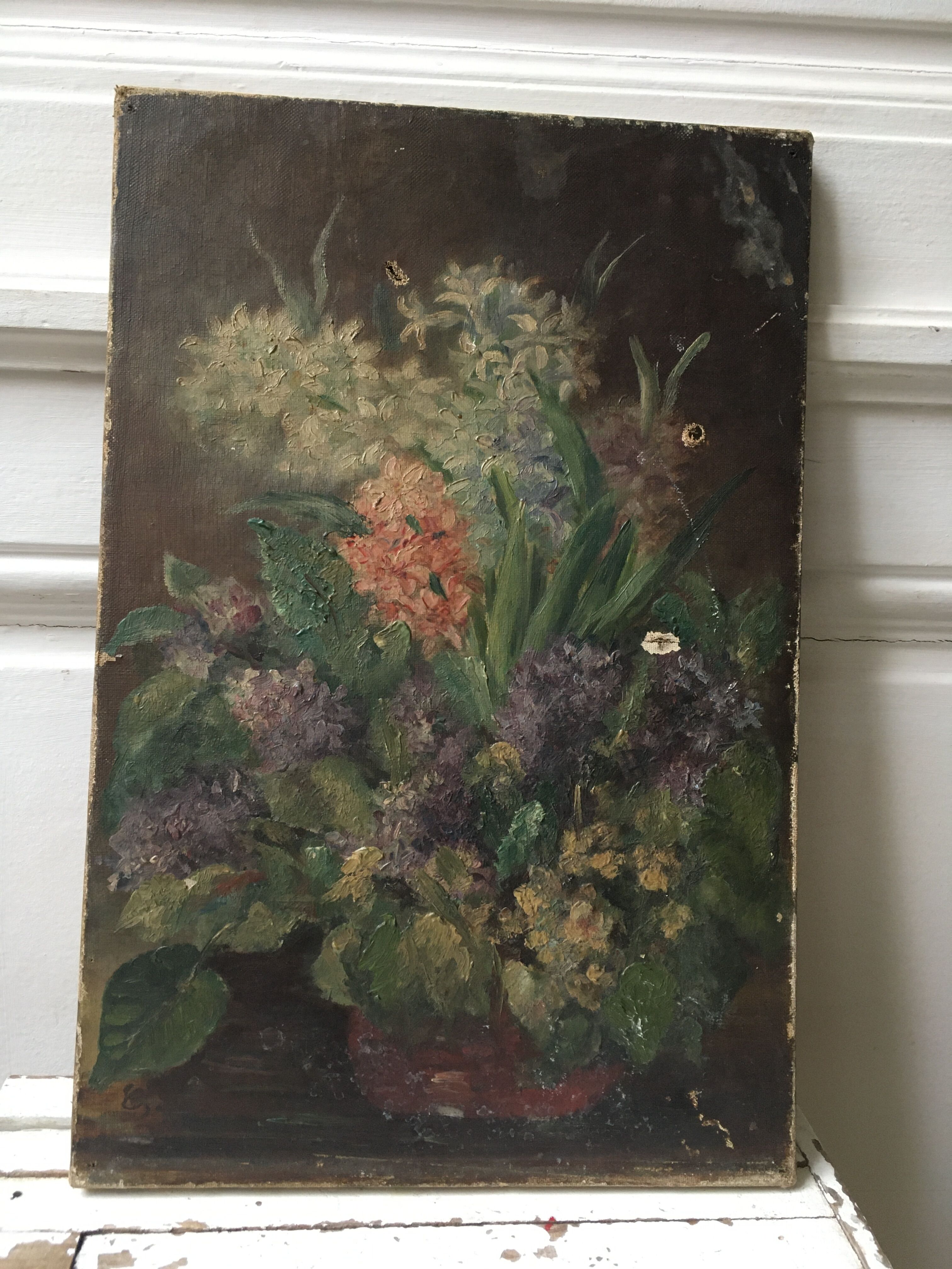 Huile sur toile début XX ieme