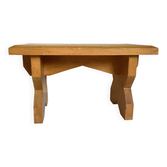 Small wooden step stool bench