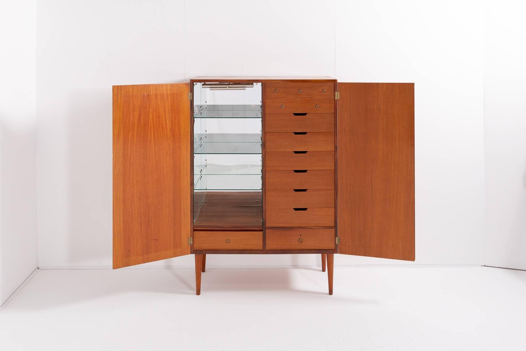 Spectacular Scandinavian Modern cabinet from 1960s