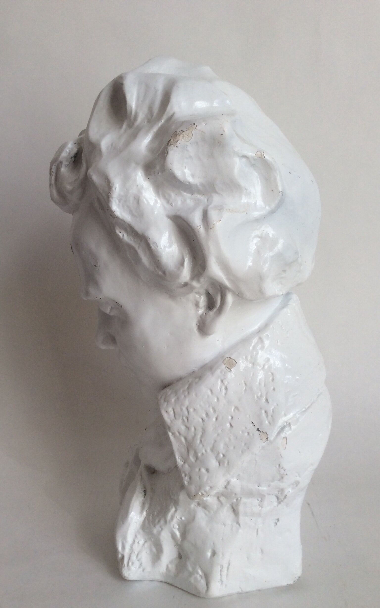 Beethoven bust in plaster