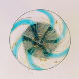 Thick glass vase vintage Scandinavian design