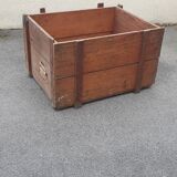 Large wooden transport crate