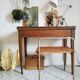 Old wooden play table