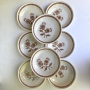 Vintage stoneware soup plates