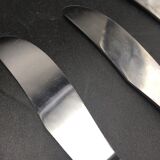 12 silver metal knives