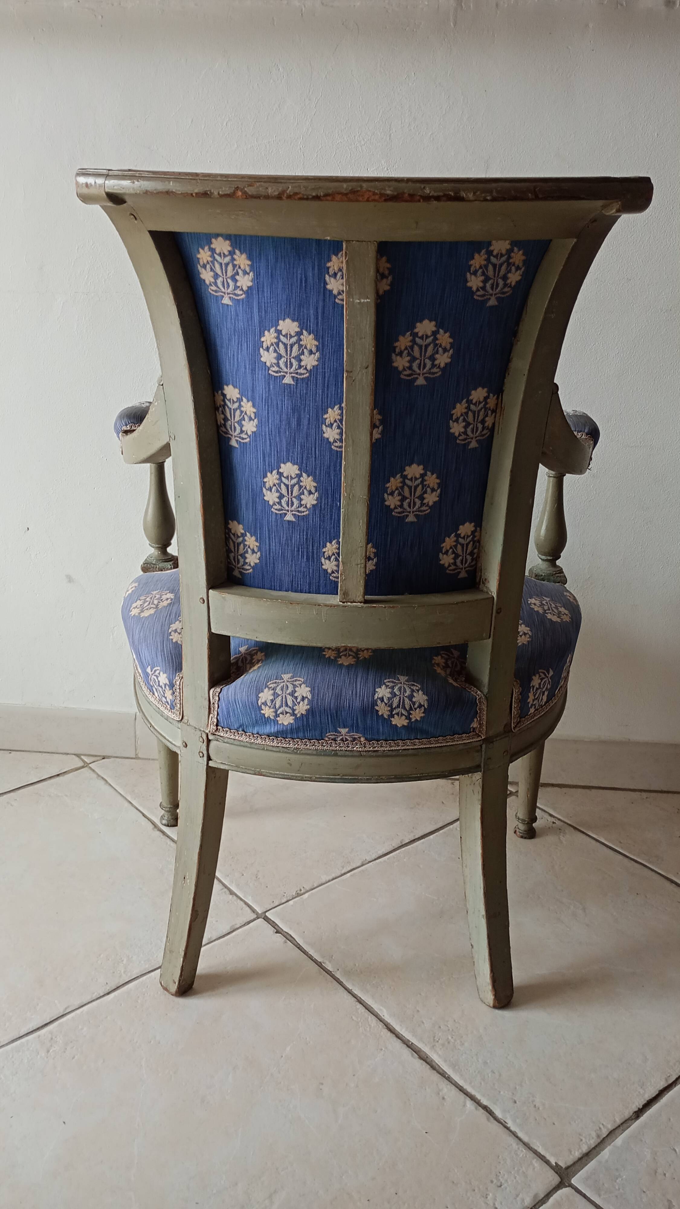 pair of Directoire armchairs