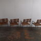 Ensemble de 4 chaises de Tito Agnoli