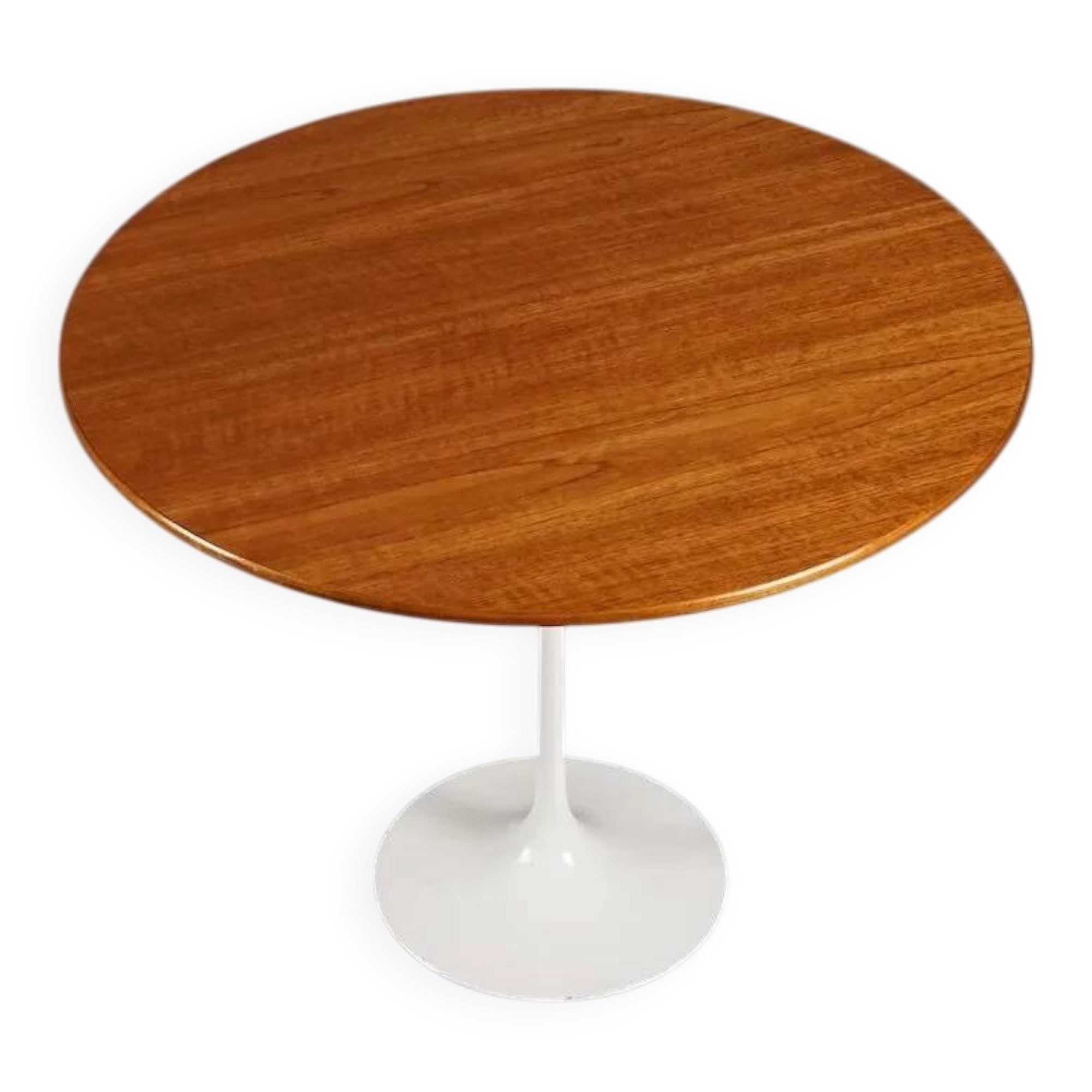 Large rosewood tulip side table by Eero Saarinen for Knoll International
