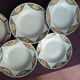 Antique Art Deco plates from the 1930s by Badonviller and Labrut brothers.