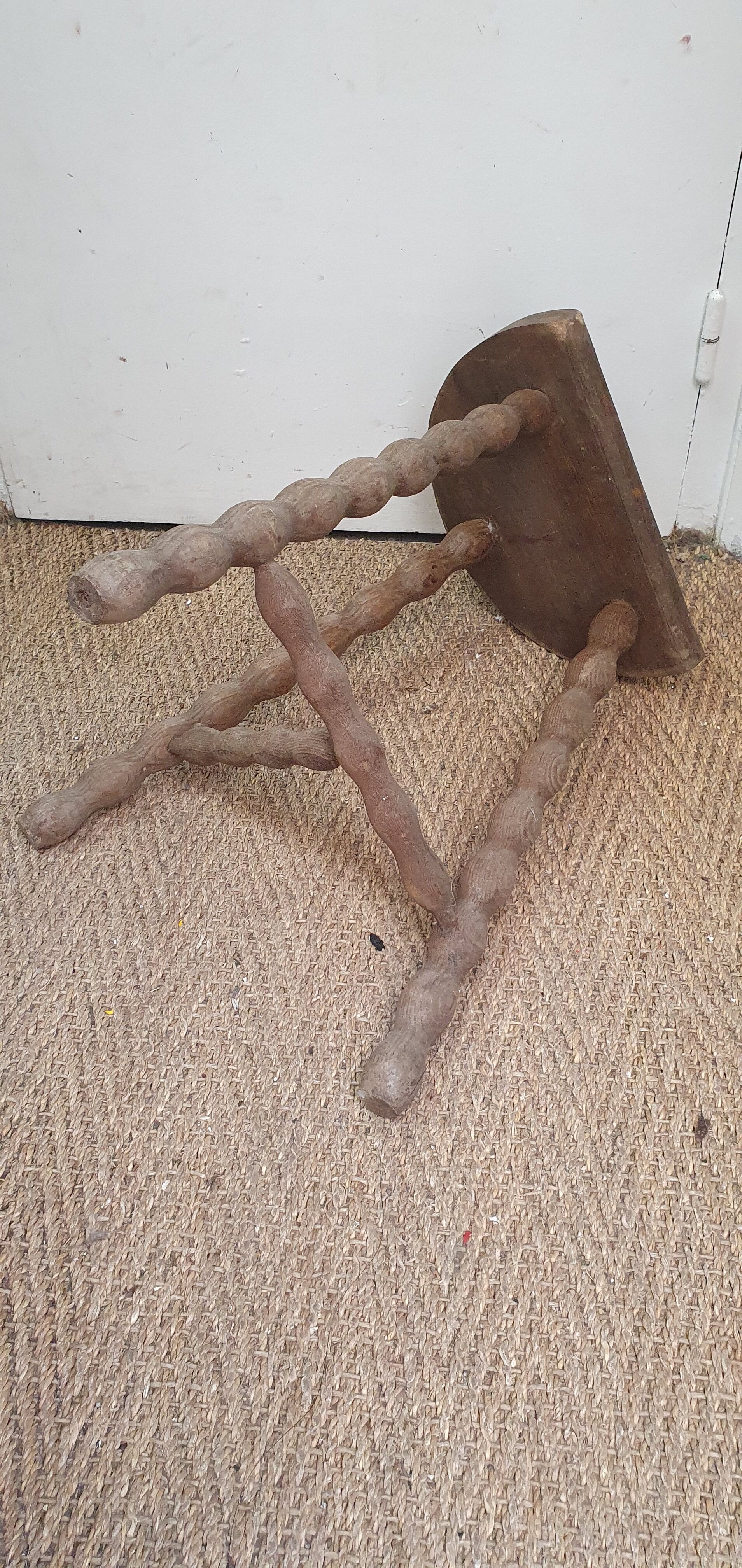 Brutalist treaty stool