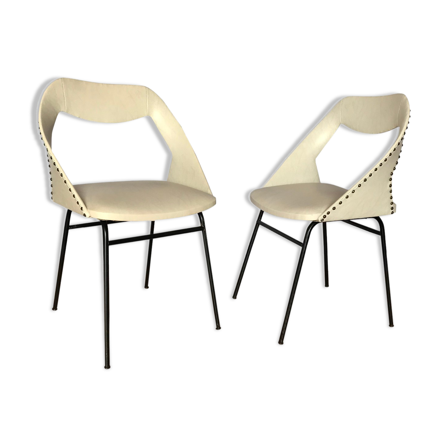 Pair of Louis Paolozzi chairs for Zol 50s
