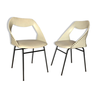 Pair of Louis Paolozzi chairs for Zol 50s