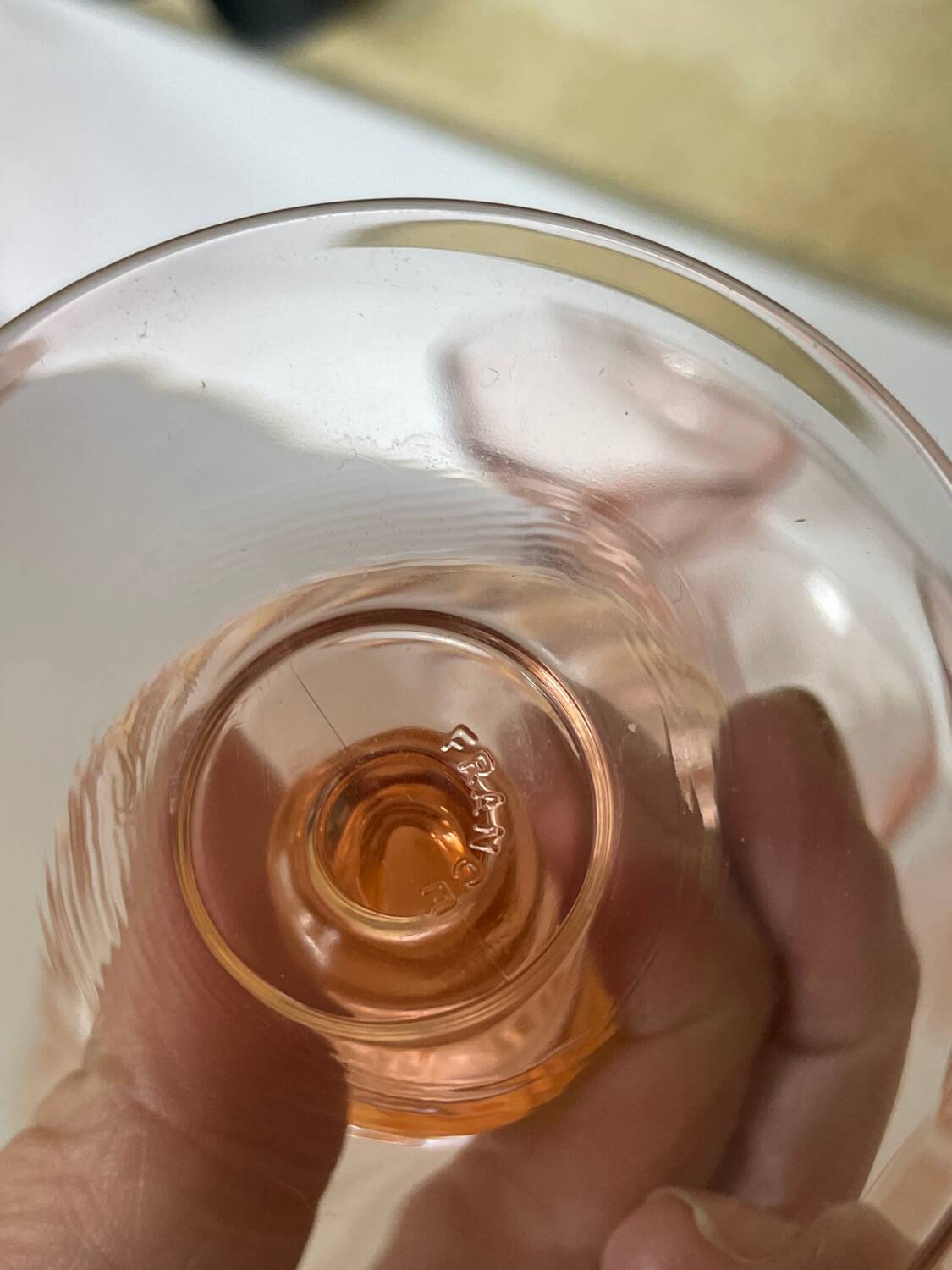 6 Rosaline Luminarc champagne coupes