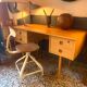 Bureau style scandinave en bois clair