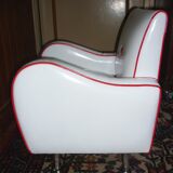 Leather-like children's club chair