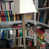 Desk lamp with rectangular lampshade