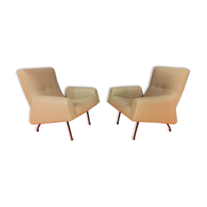 Paire de fauteuils de