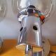 Pair of chrome wall lights 1970