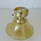 Amber Bubble Glass Ceiling Light, Brass Semi Flush Mount, Mushroom Lamp