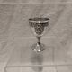 Silver egg cup Minerva 950 rocaille style engraved TL? Silversmith Gruyer