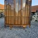Art Deco display cabinet in walnut from the 1930s.