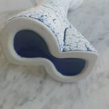 Double soliflore ceramic vase