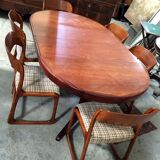 Chairs and table vintage Baumann