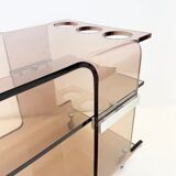 A plexiglass bar signed "Michel Dumas", 1970s.