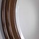 ROUND VINTAGE WOODEN WALL MIRROR FROM THE 1960S, ITALIAN DESIGN  CONDITION: