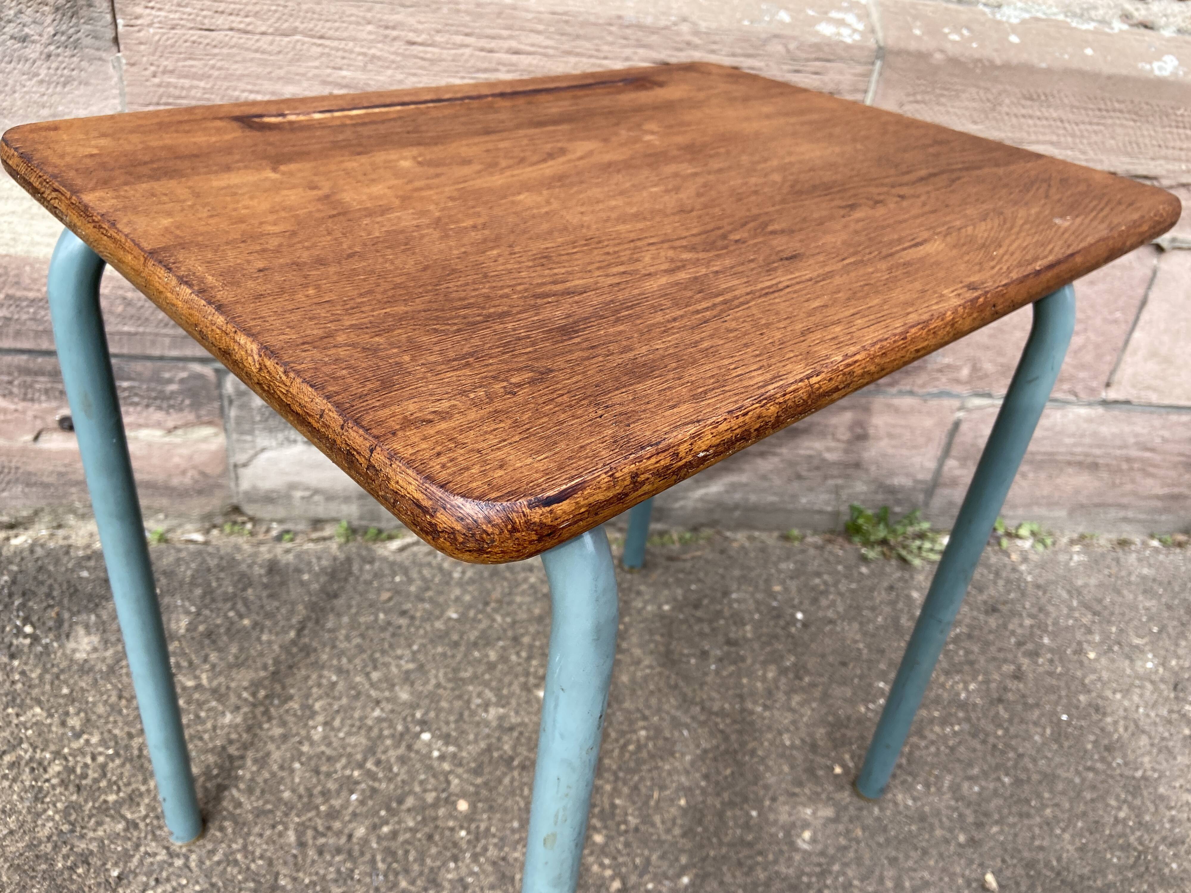 Small vintage kindergarten desk