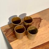 Ensemble de 4 tasse en grès vintage