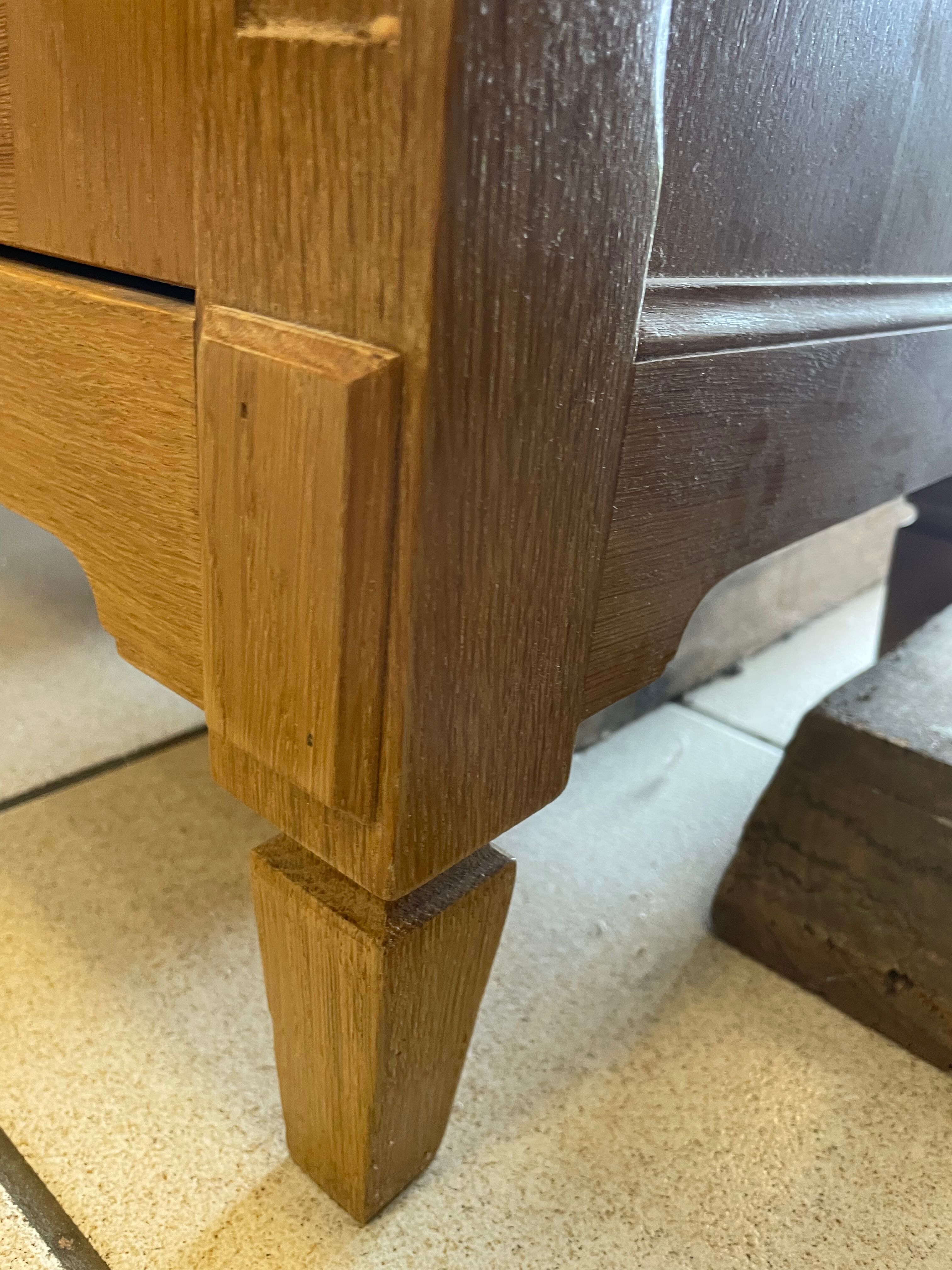 Wardrobe in solid oak