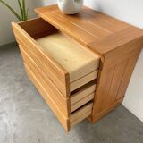 Commode en pin années 80