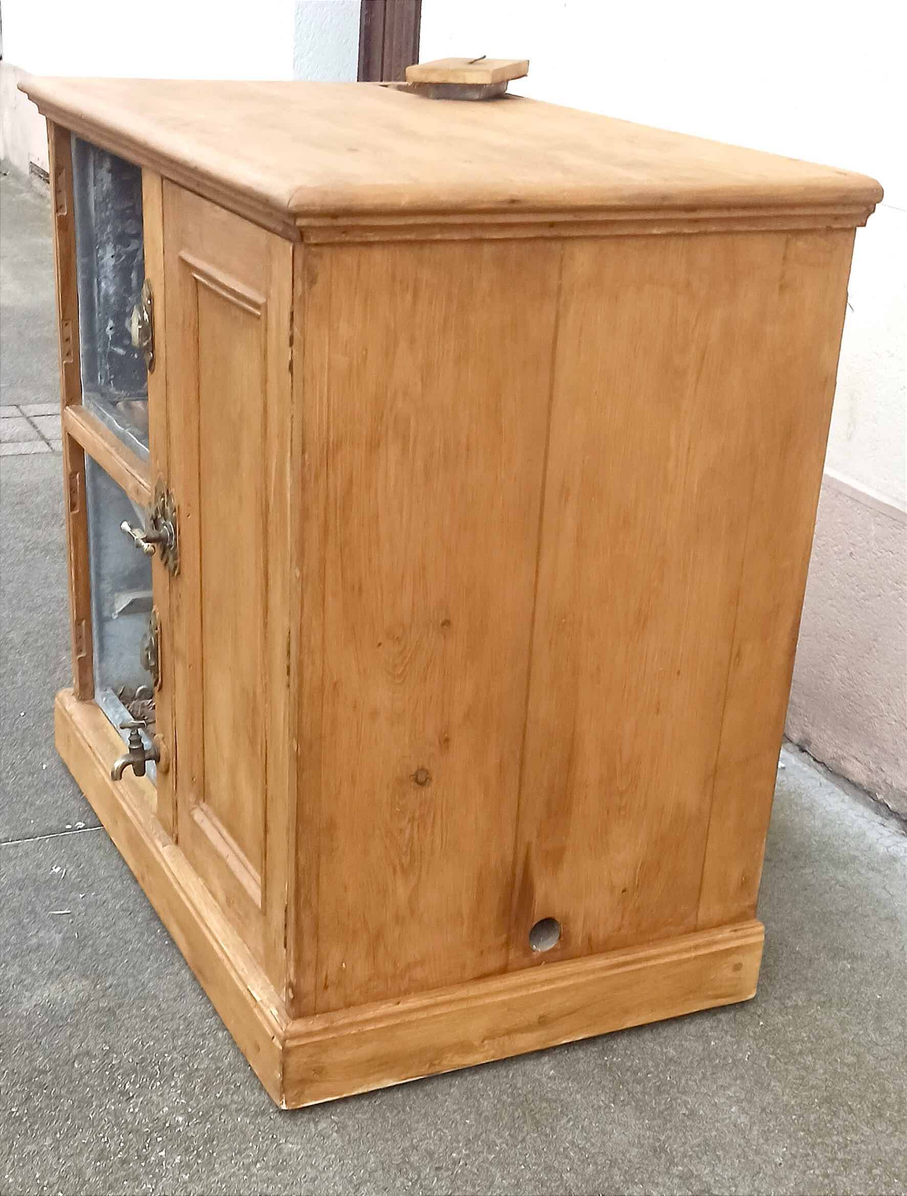 Wine cellar icebox, late 19th, early 20th century