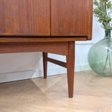 Vintage Scandinavian teak sideboard from the 60s