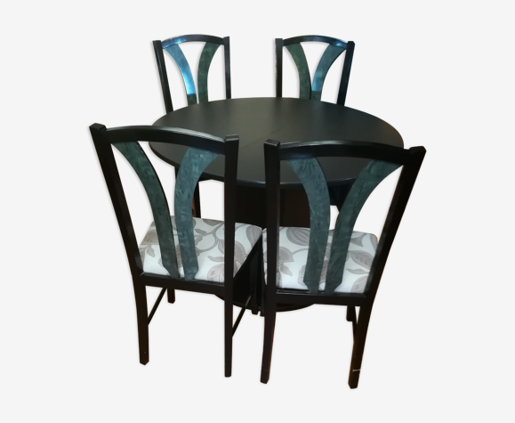 Roundtable And Four Chairs Selency Roundtable And Four Chairs Selency, Round Table With Four Chairs
