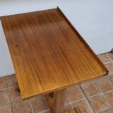 Vintage wooden and veneer drawing table