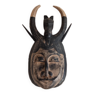 Masque ethnique/tribal en bois