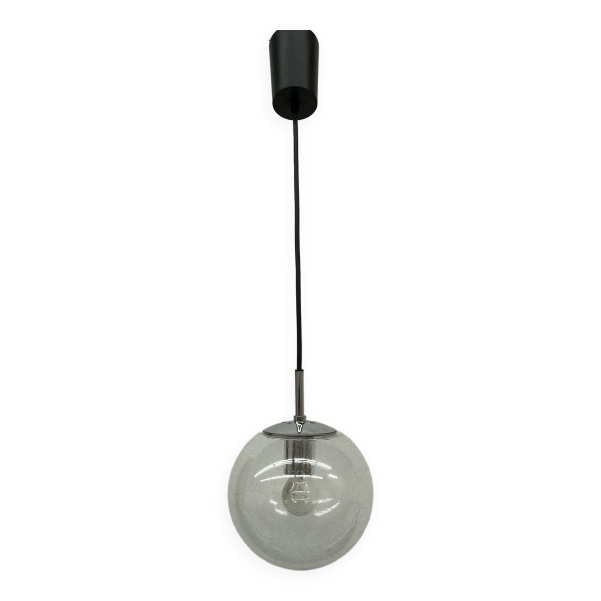 Glashütte Limburg hanging lamp , 1970’s