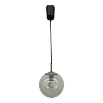 Lampe à suspension Glashütte Limburg, années 1970