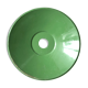 Date shade in vintage enamelled sheet style white and green farm -25cm