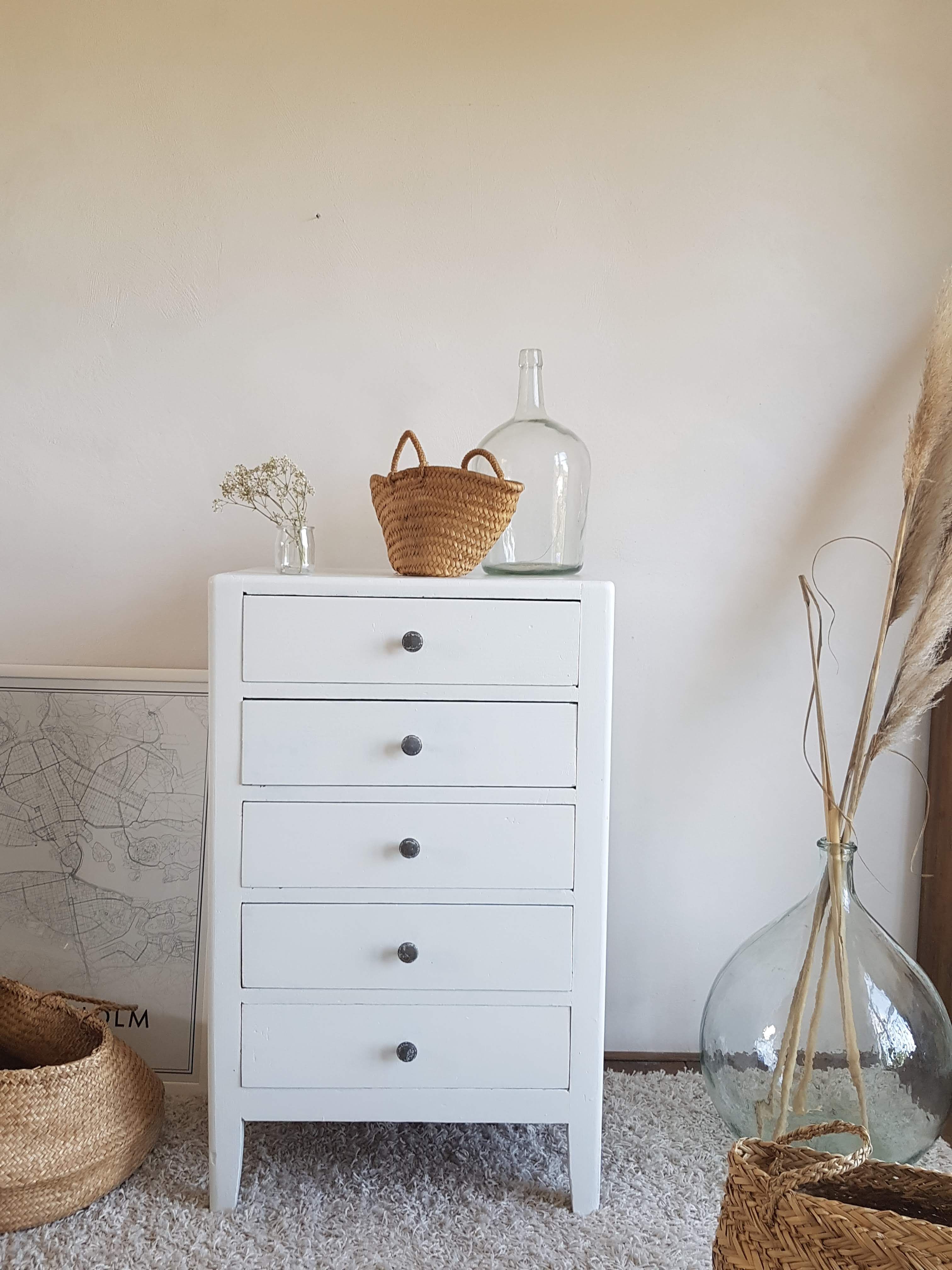 Chiffonnier  vintage wooden dresser circa 50s