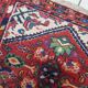 Tapis persan Hamadan vintage fait main 73 cm x 120 cm années 1970
