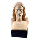 Bust of Christ signed A. Giannelli, ancient Italian sculpture.