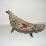 Butterfly fruit cup - Gabriel Fourmaintraux desvres