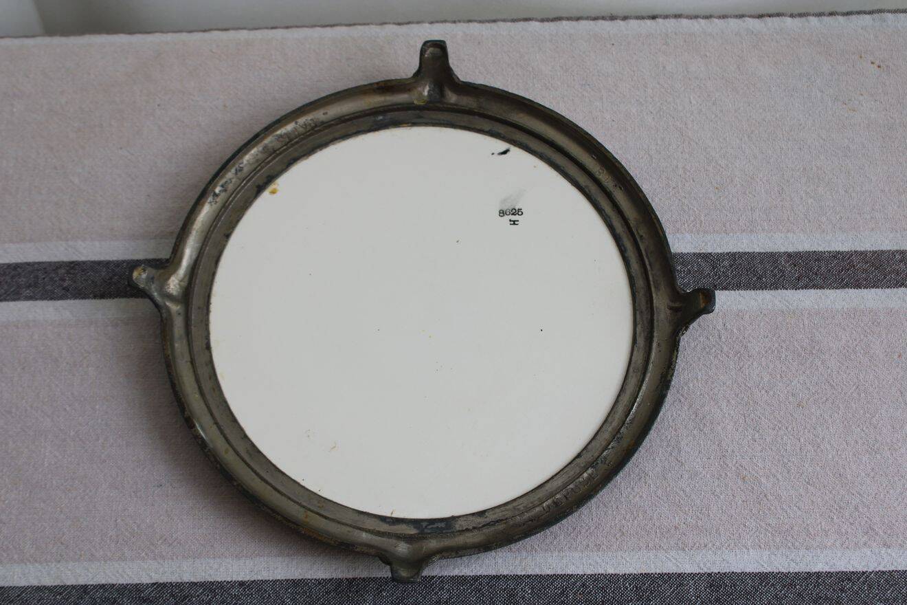 Antique ceramic trivet